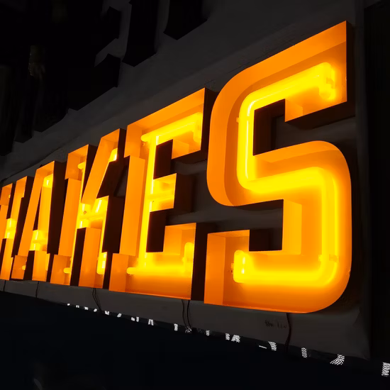 Neon Windows Display Modern LED Letters Illuminated 12V Signs Channel Letter