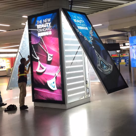 Professional Custom 3D Light up Advertising LED Light Box Signs